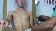 Male doctor and patient jerking off movie gay first time