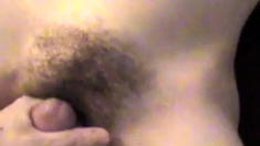 My first porno - hairy teen girl fucked and cumshot